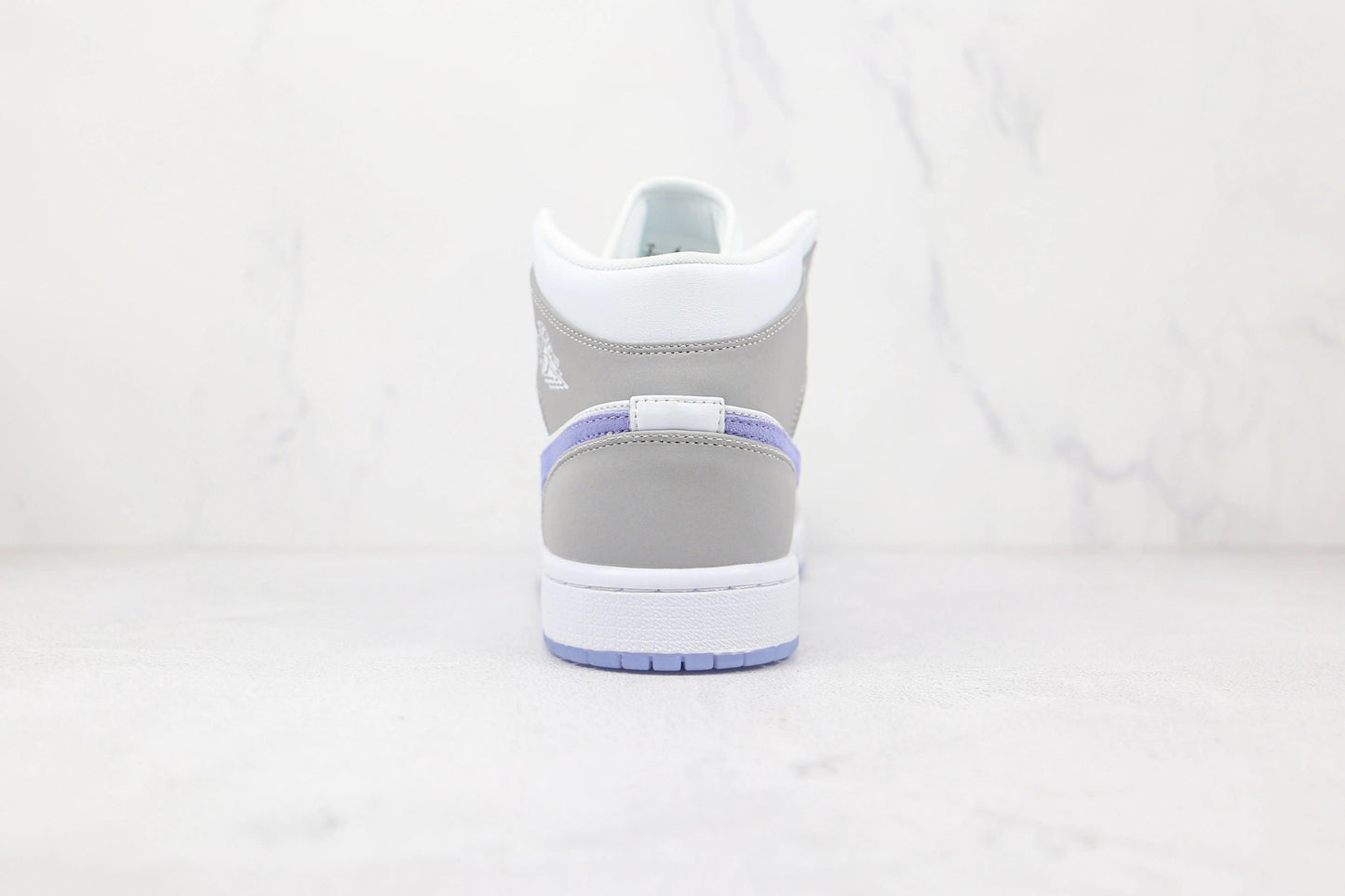 Custom Air Jordan 1 Mid Wolf Grey High Q SneakerNational