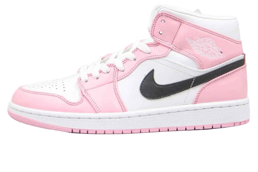 Custom Air Jordan 1 Pink Mid High Q