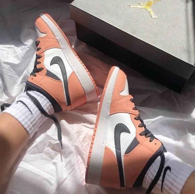 Custom Air Jordan 1 Pink Quartz Sneakers SneakerNational