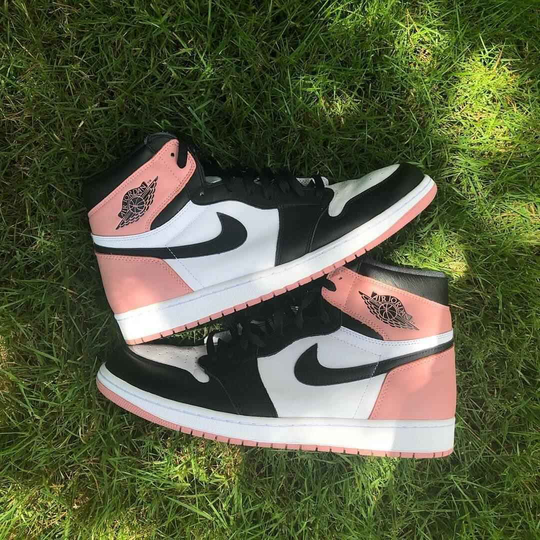 Custom Air Jordan 1 Rust Pink Sneakers SneakerNational