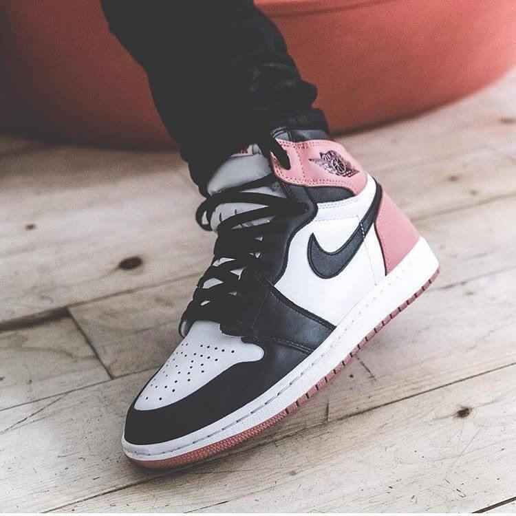 Custom Air Jordan 1 Rust Pink Sneakers SneakerNational