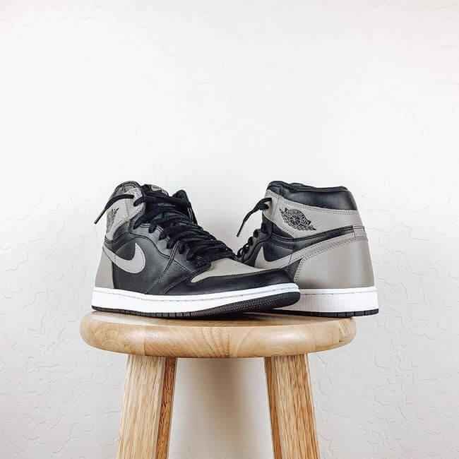 Custom Air Jordan 1 Shadow Grey Sneakers SneakerNational