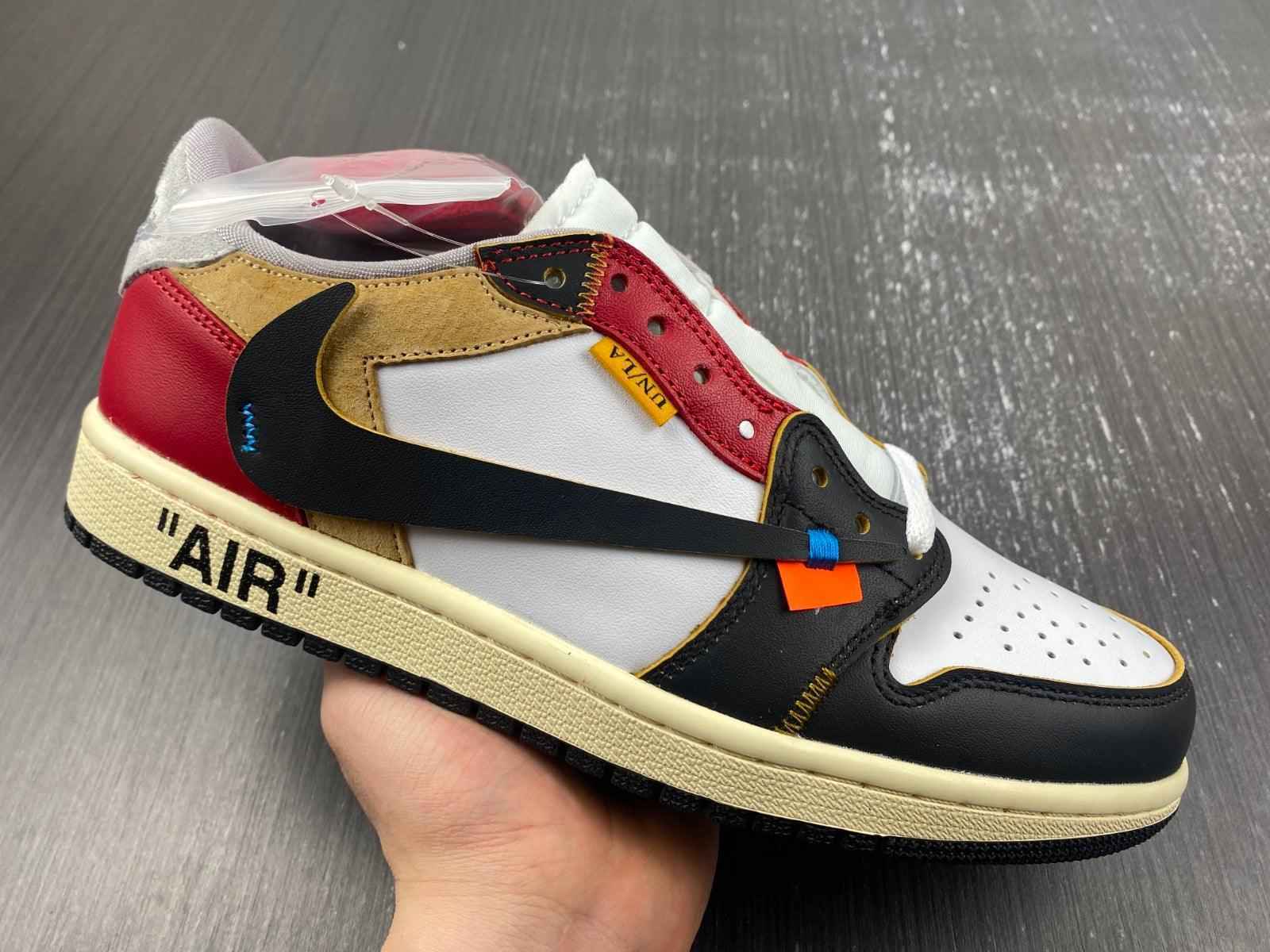 Custom Air Jordan 1 x OFF-White Sneakers - Unique Style and Comfort
