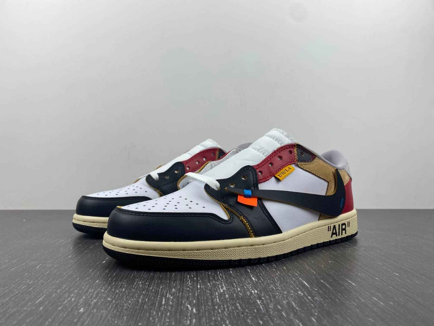 Custom Air Jordan 1 x OFF-White Sneakers - Unique Style and Comfort