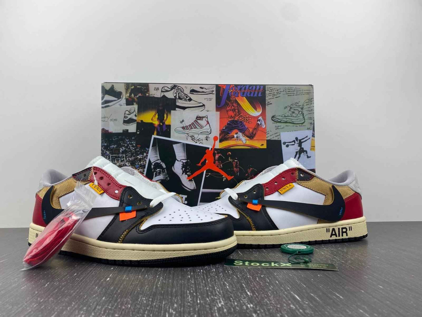 Custom Air Jordan 1 x OFF-White Sneakers - Unique Style and Comfort