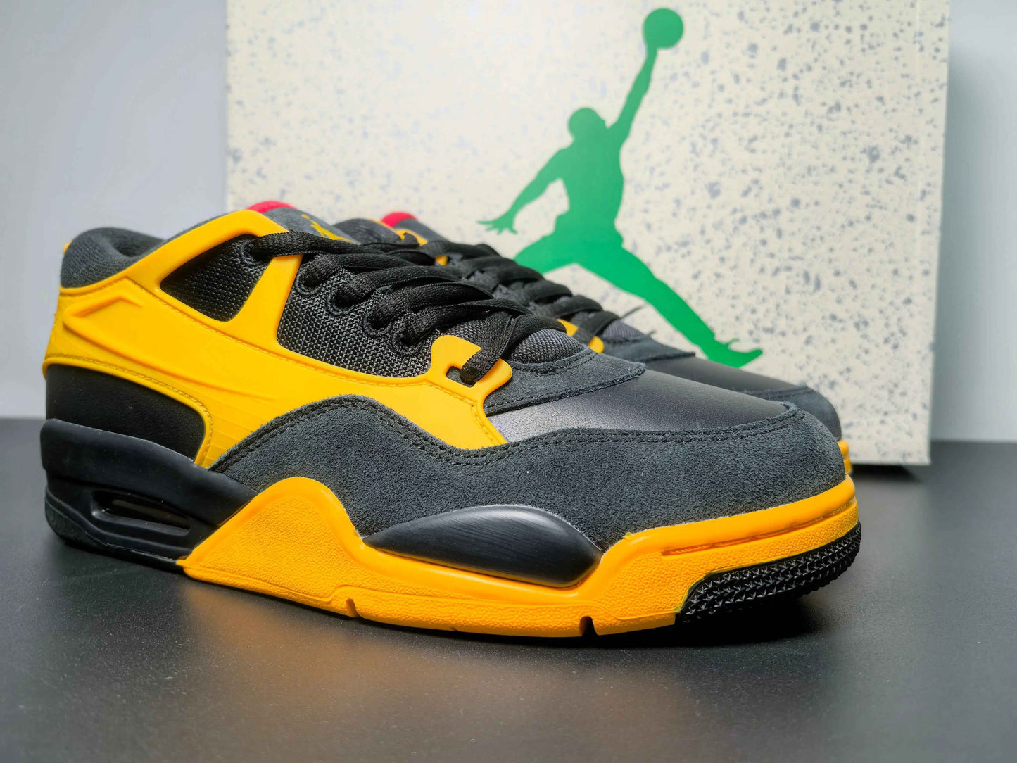 Custom Air Jordan 4 Bruce Lee RM FQ7939-007 SneakerNational