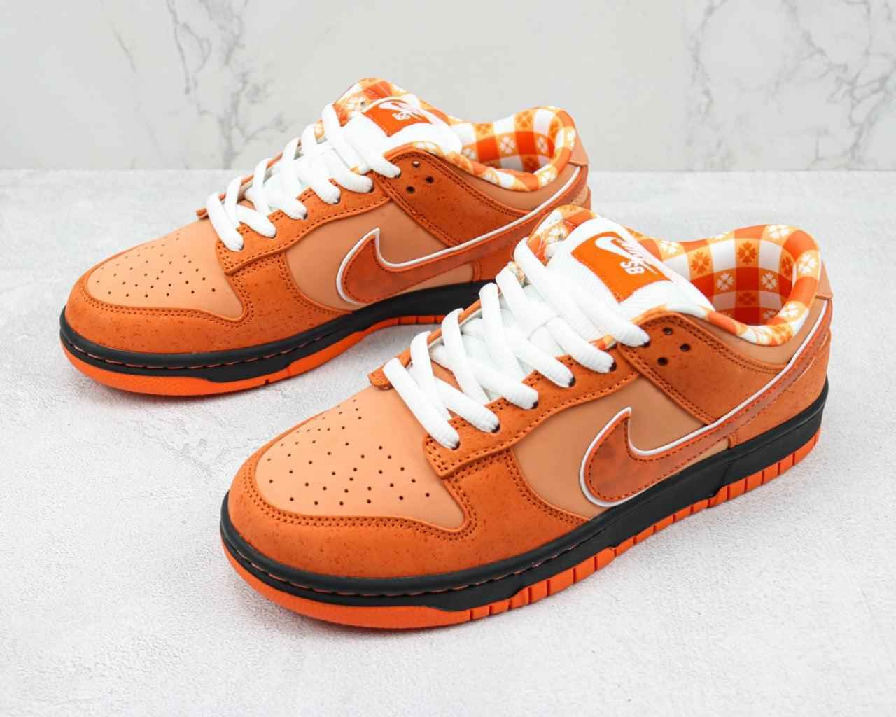 Custom Concepts x SB Dunk Low “Orange Lobster” SneakerNational