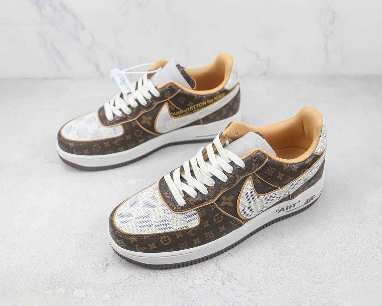 Custom Monogram Air Force 1 Low 07 - Luxuryurbanwear