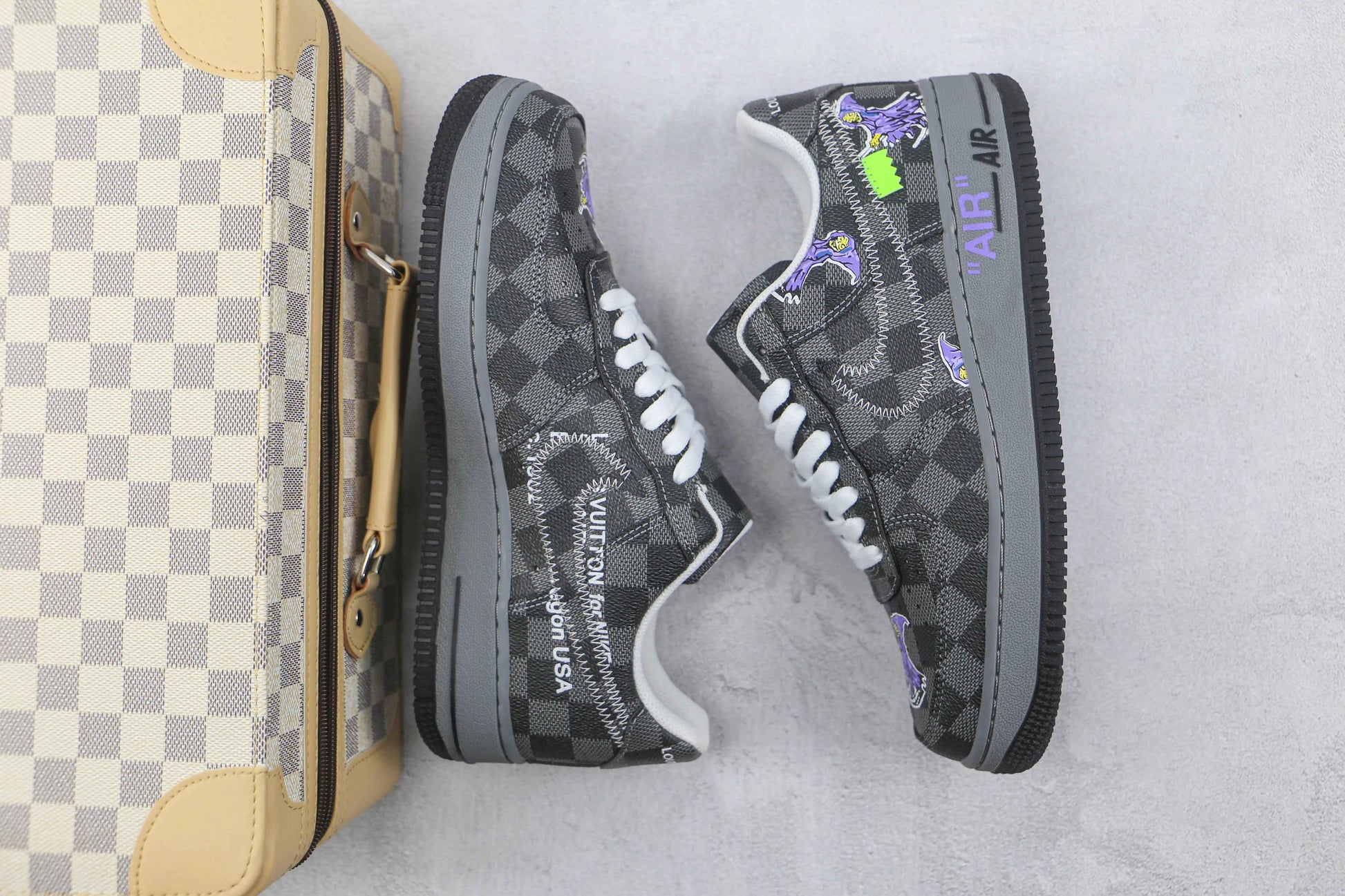 Custom LV x NK Air Force SneakerNational