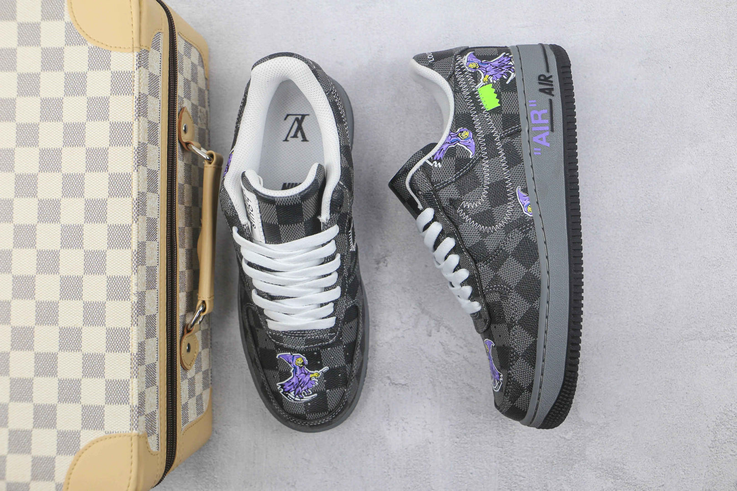 Custom LV x NK Air Force SneakerNational