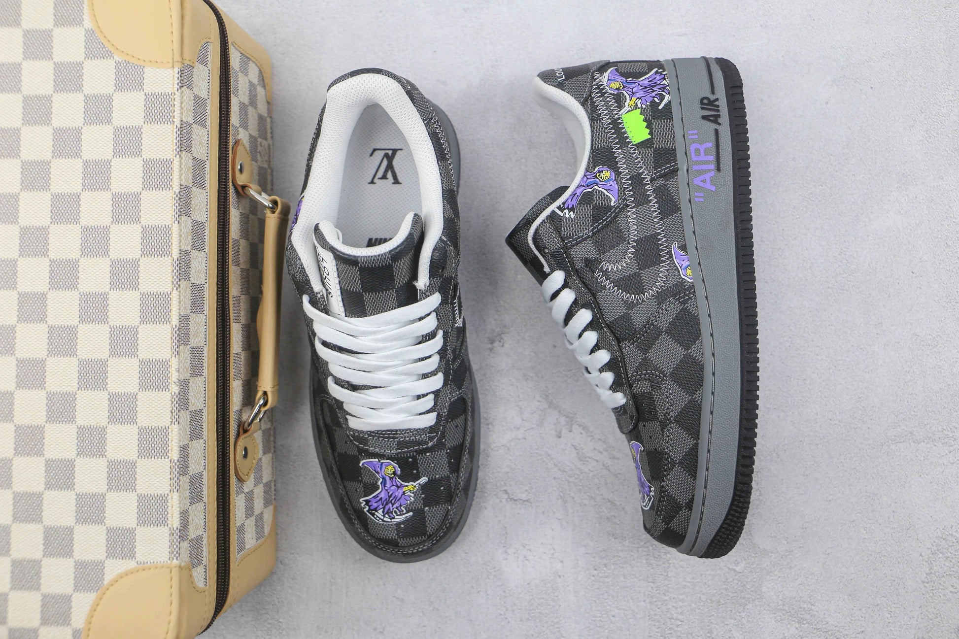 Custom LV x NK Air Force SneakerNational
