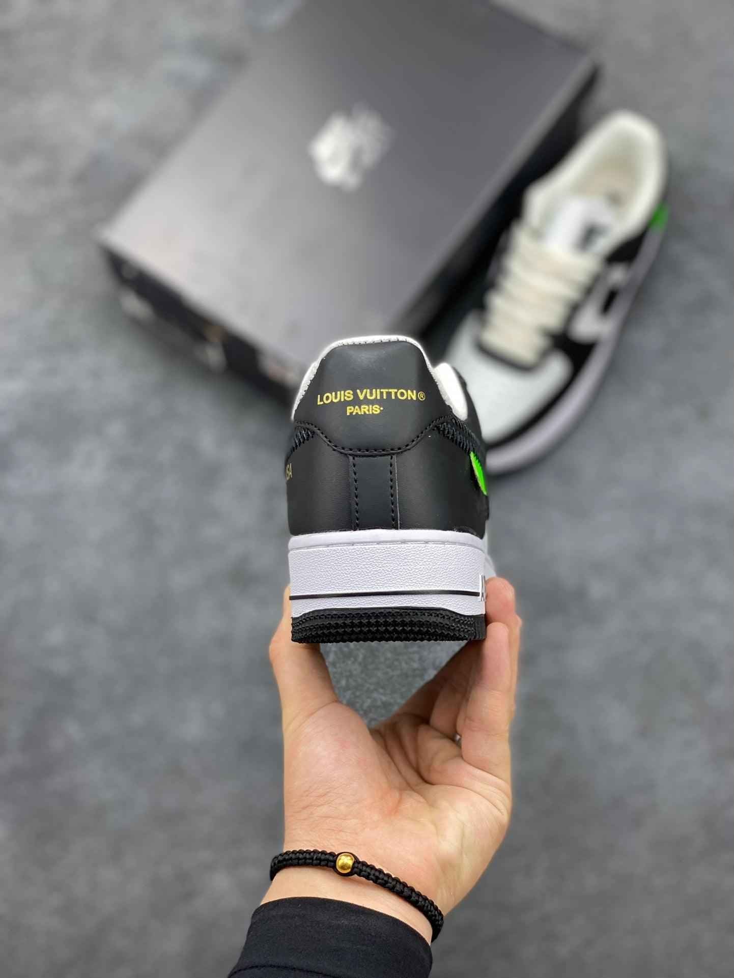Custom LV x Off-wht x NK Air Force 1 SneakerNational