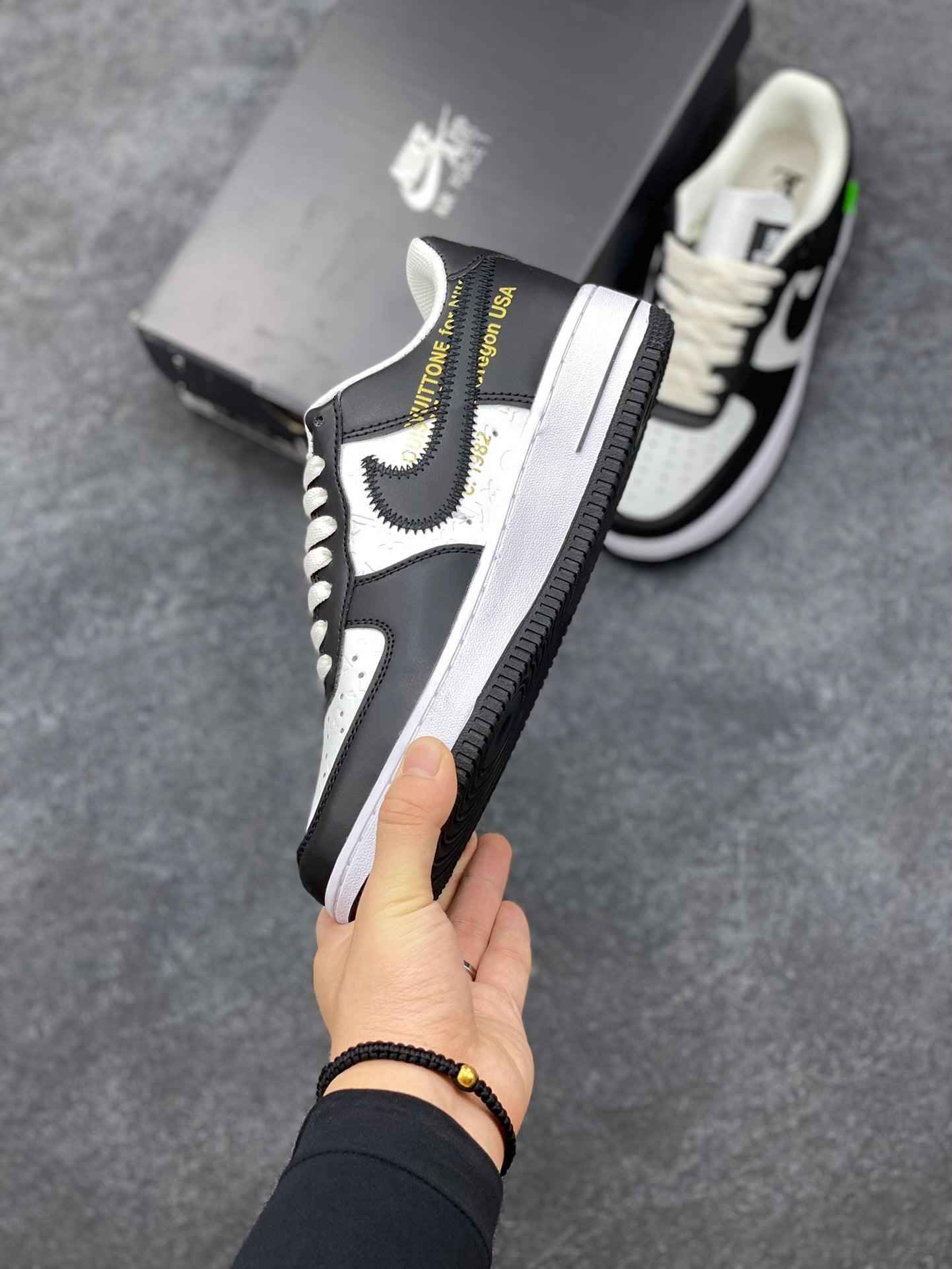 Custom LV x Off-wht x NK Air Force 1 SneakerNational