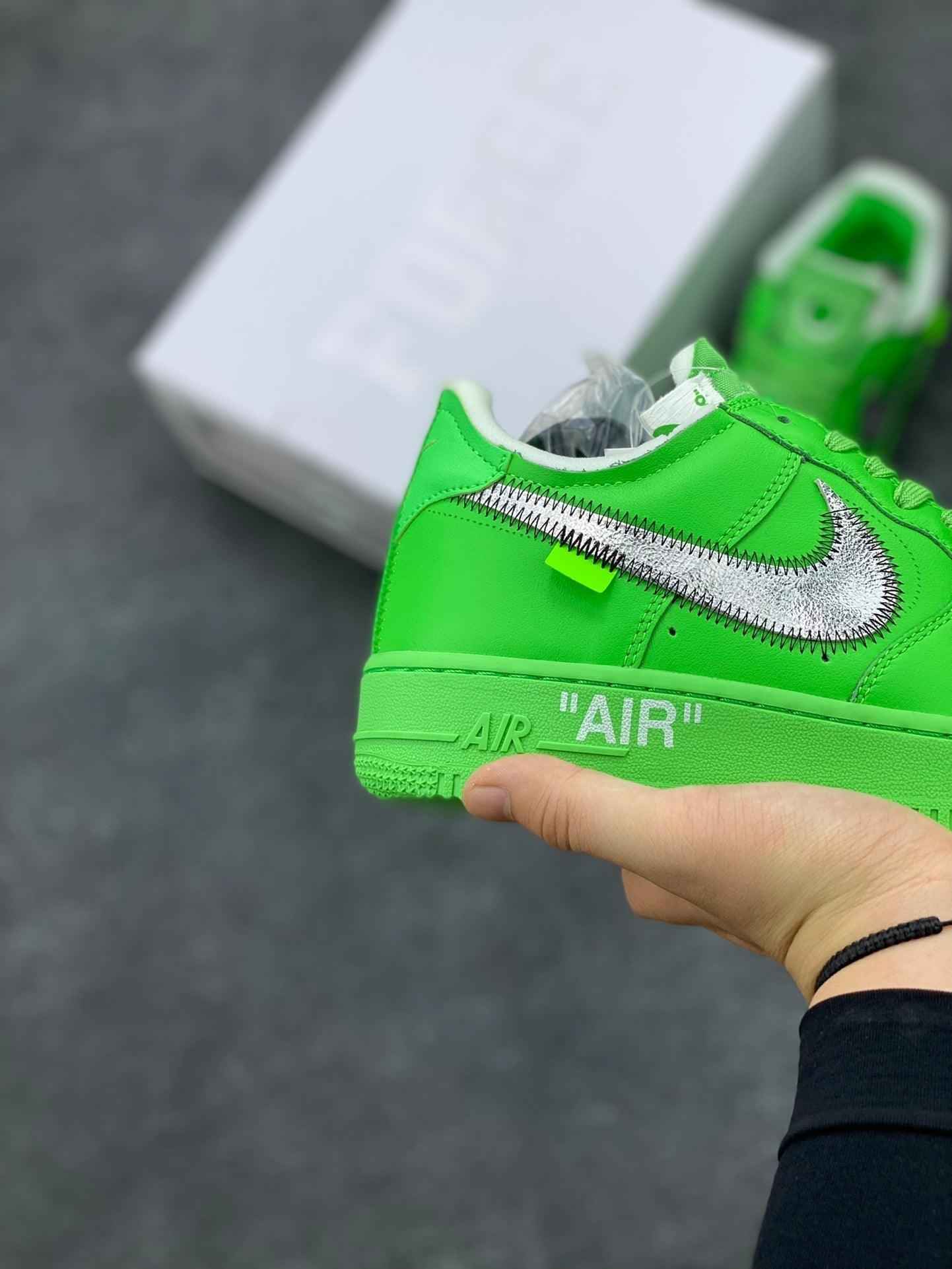 Custom Off Wht x Air Force 1 Low "Green" DX1419-300 SneakerNational