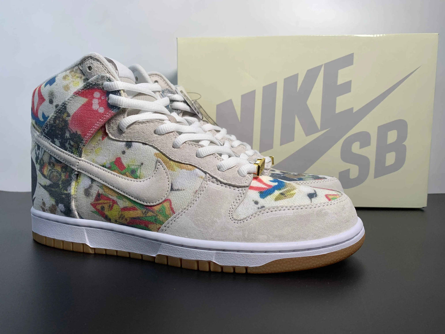 Custom Supreme x NK Dunk SB High Rammellzee SneakerNational