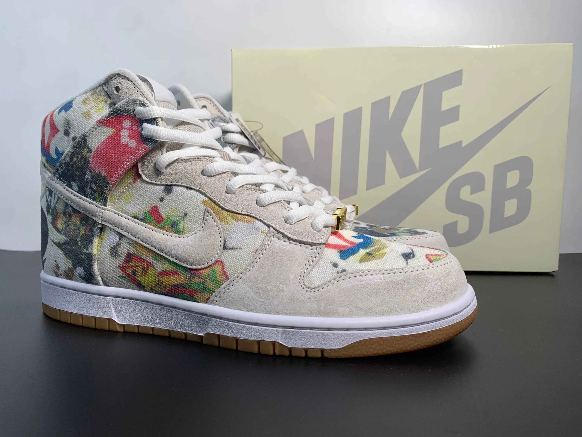 Custom Supreme x NK Dunk SB High Rammellzee SneakerNational