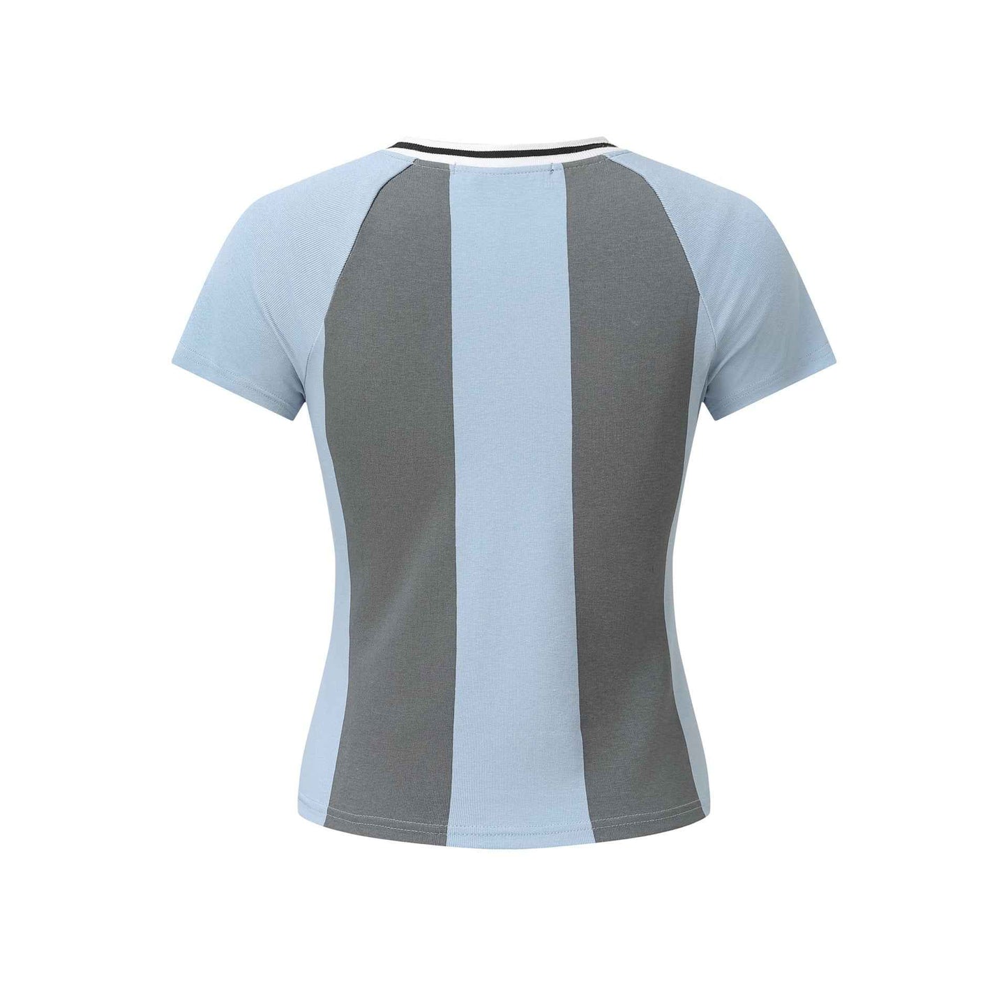 Loose Round Neck Casual Short Sleeve Letter Print T-shirt