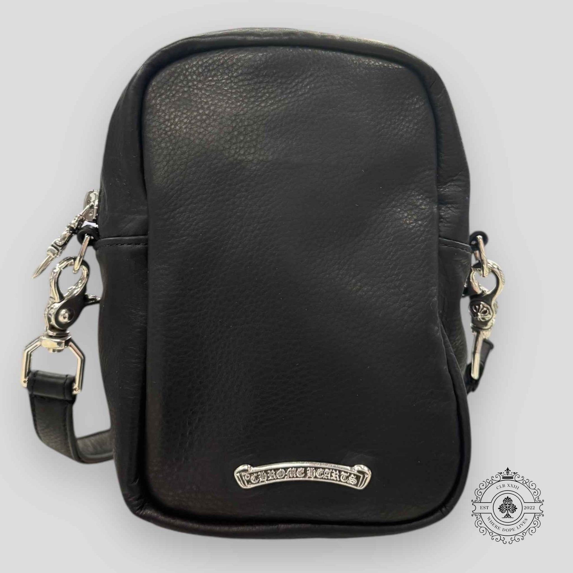 Chrome Hearts Leather Cross Patch Side Bag