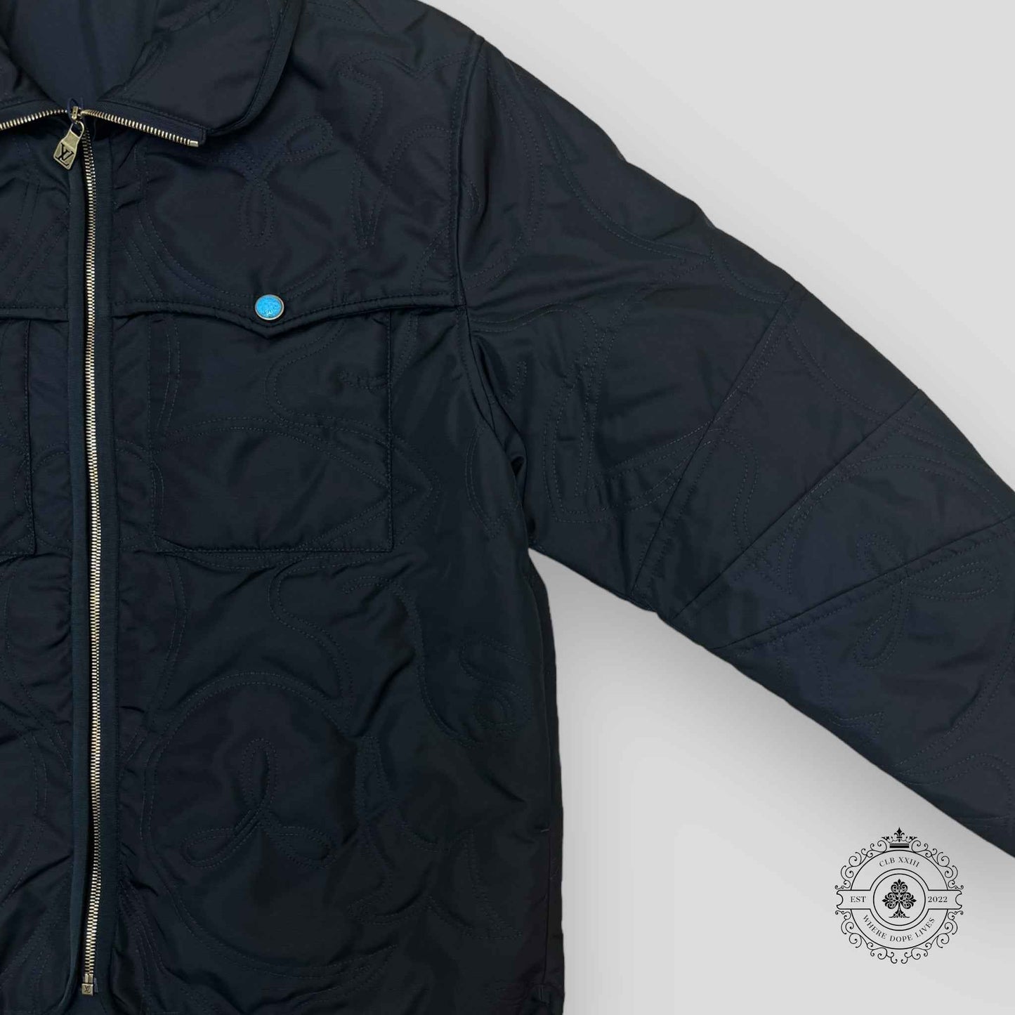 Louis Vuitton Arabesque Quilted Overcoat