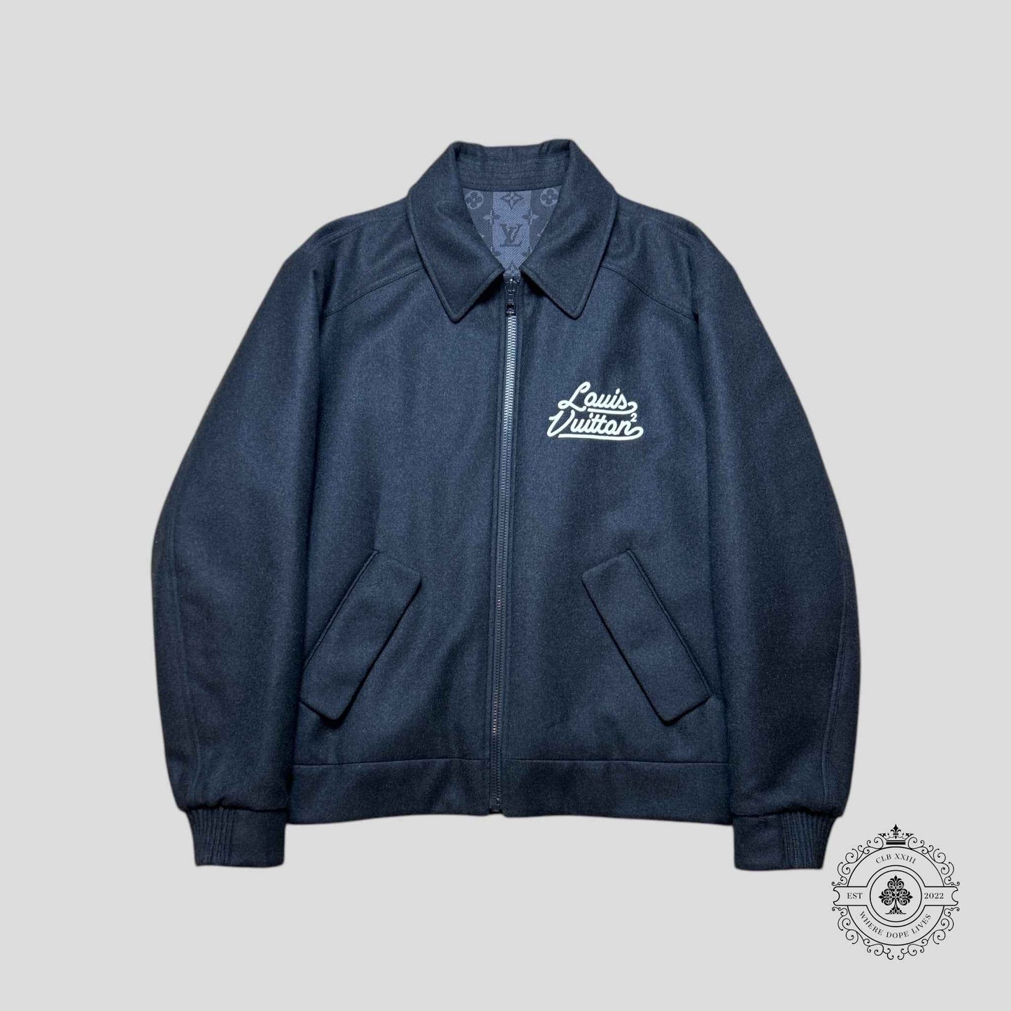 Louis Vuitton x Nigo Monogram Reversible Padded Jacket in Black