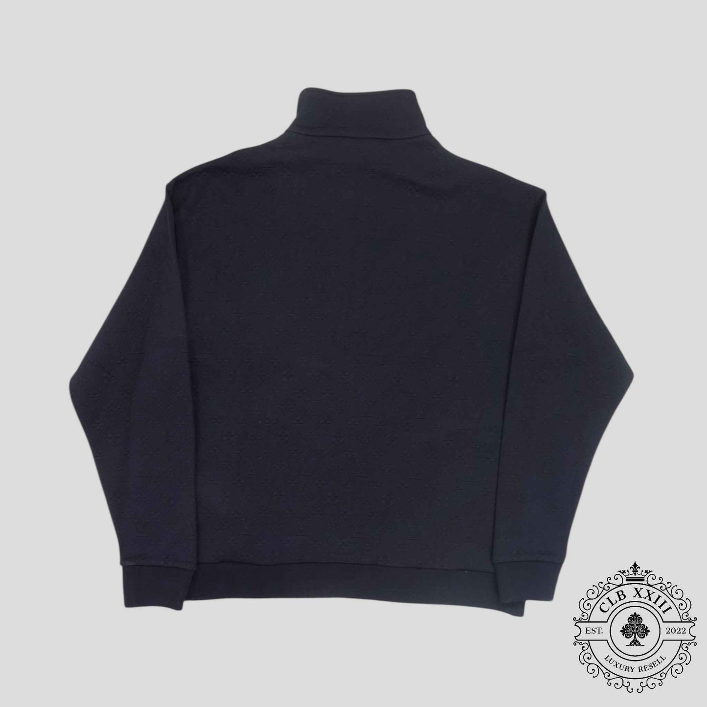 Louis Vuitton Monogram Embroidered Jacket in Navy Blue