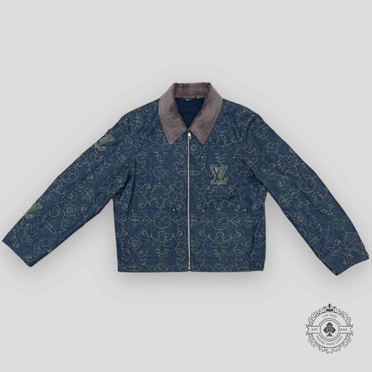 Louis Vuitton Arabesque Embroidered Denim Jacket