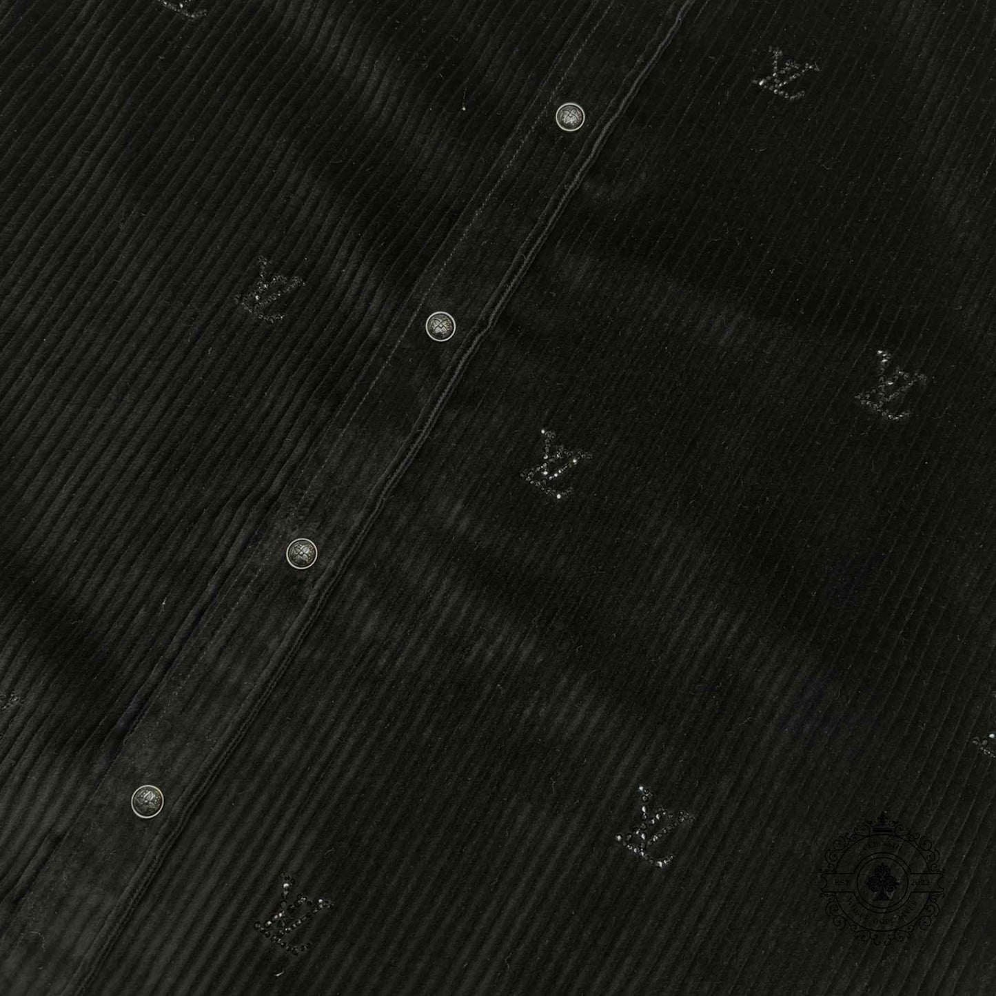 Louis Vuitton Button-Down Long-Sleeved Corduroy Shirt