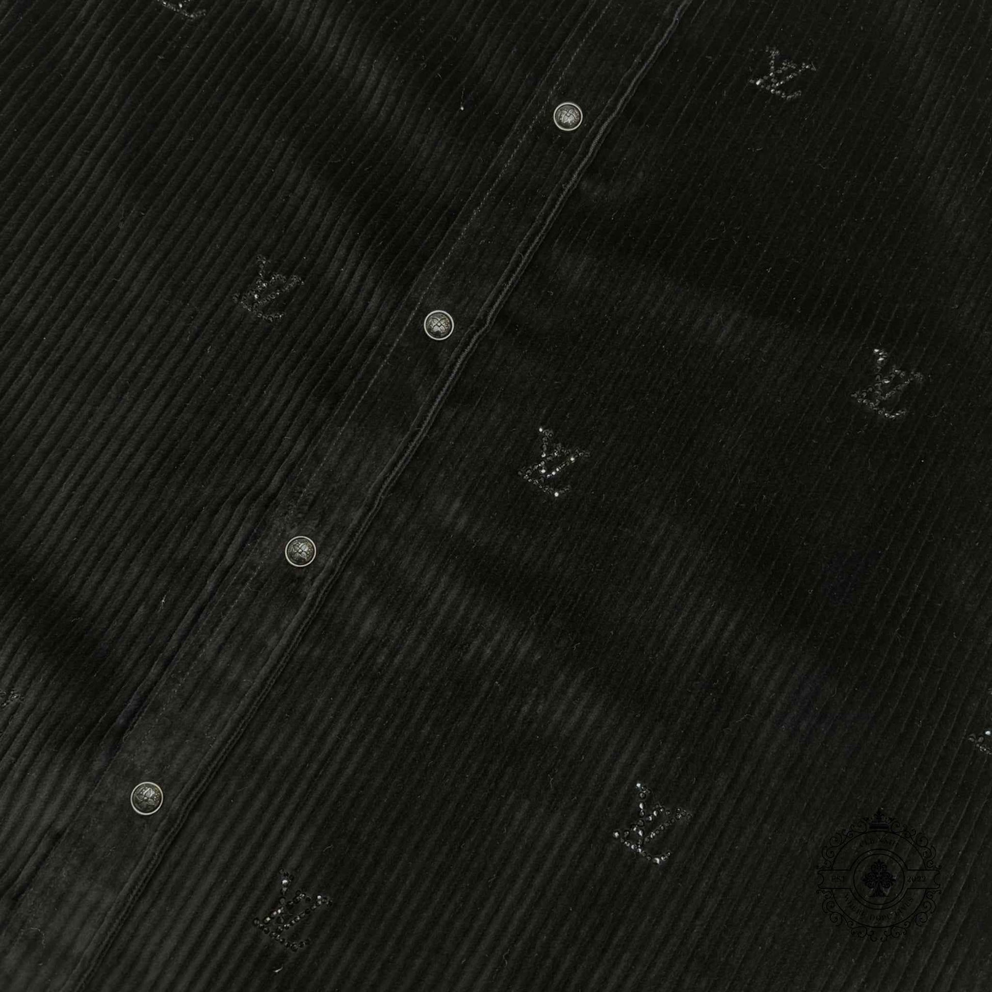 Louis Vuitton Button-Down Long-Sleeved Corduroy Shirt