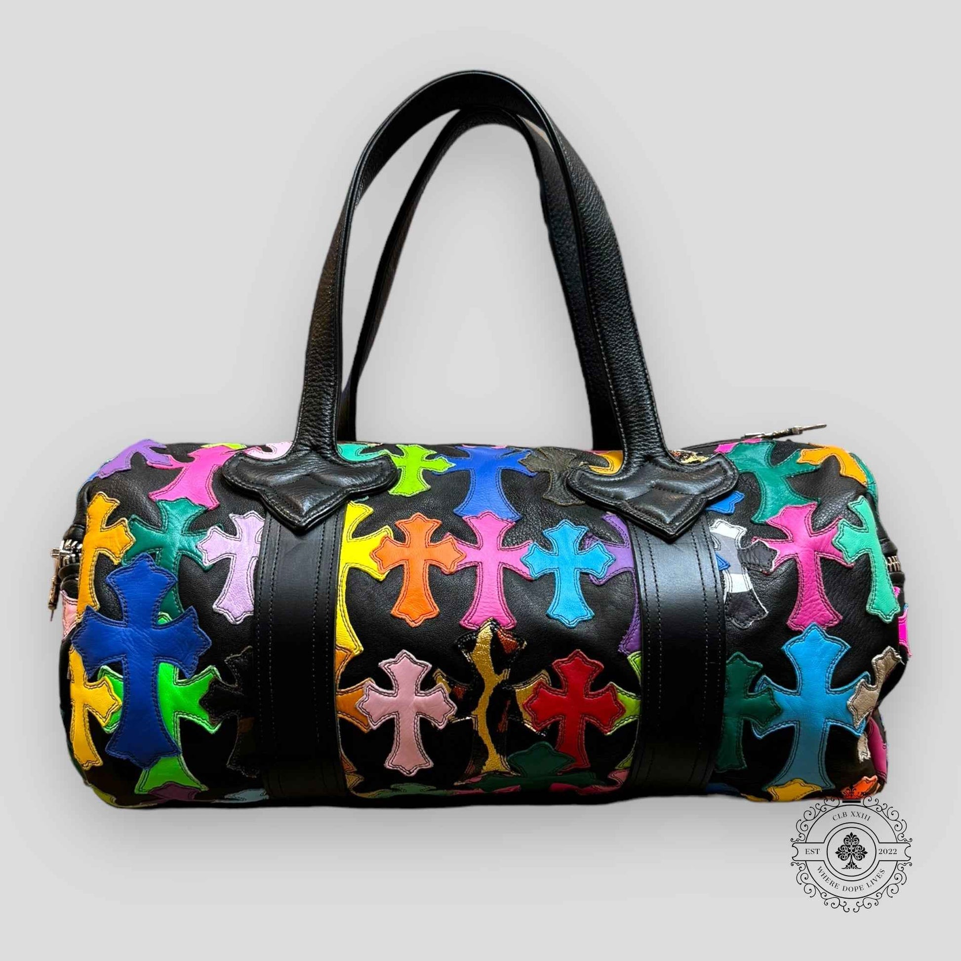 Chrome Hearts Multi-Color Cross Patch Mini Duffle