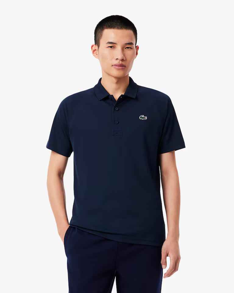 Lacoste Mens UV Protect Golf Polo - Navy