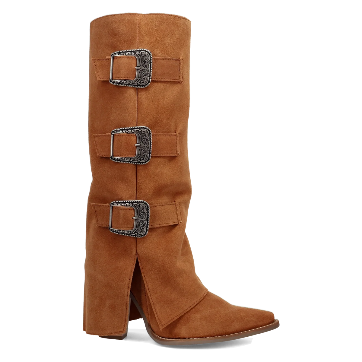 Dingo Buckle Bunny - Women's Suede Cowgirl Boots