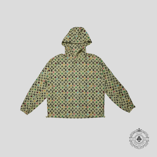 Louis Vuitton Monogram Craggy Windbreaker Jacket in Off-White