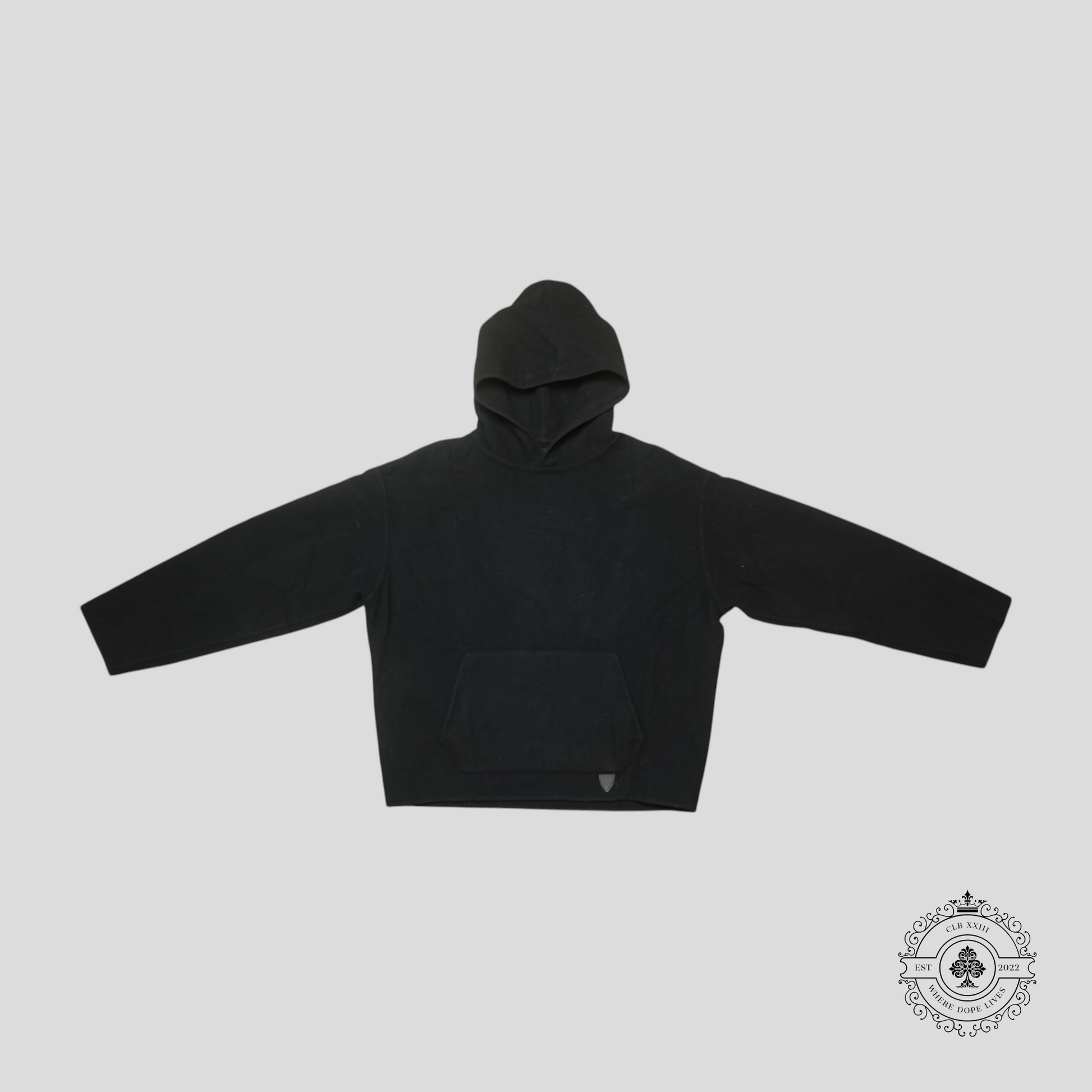 Louis Vuitton Wool Cashmere Blend Hoodie in Black
