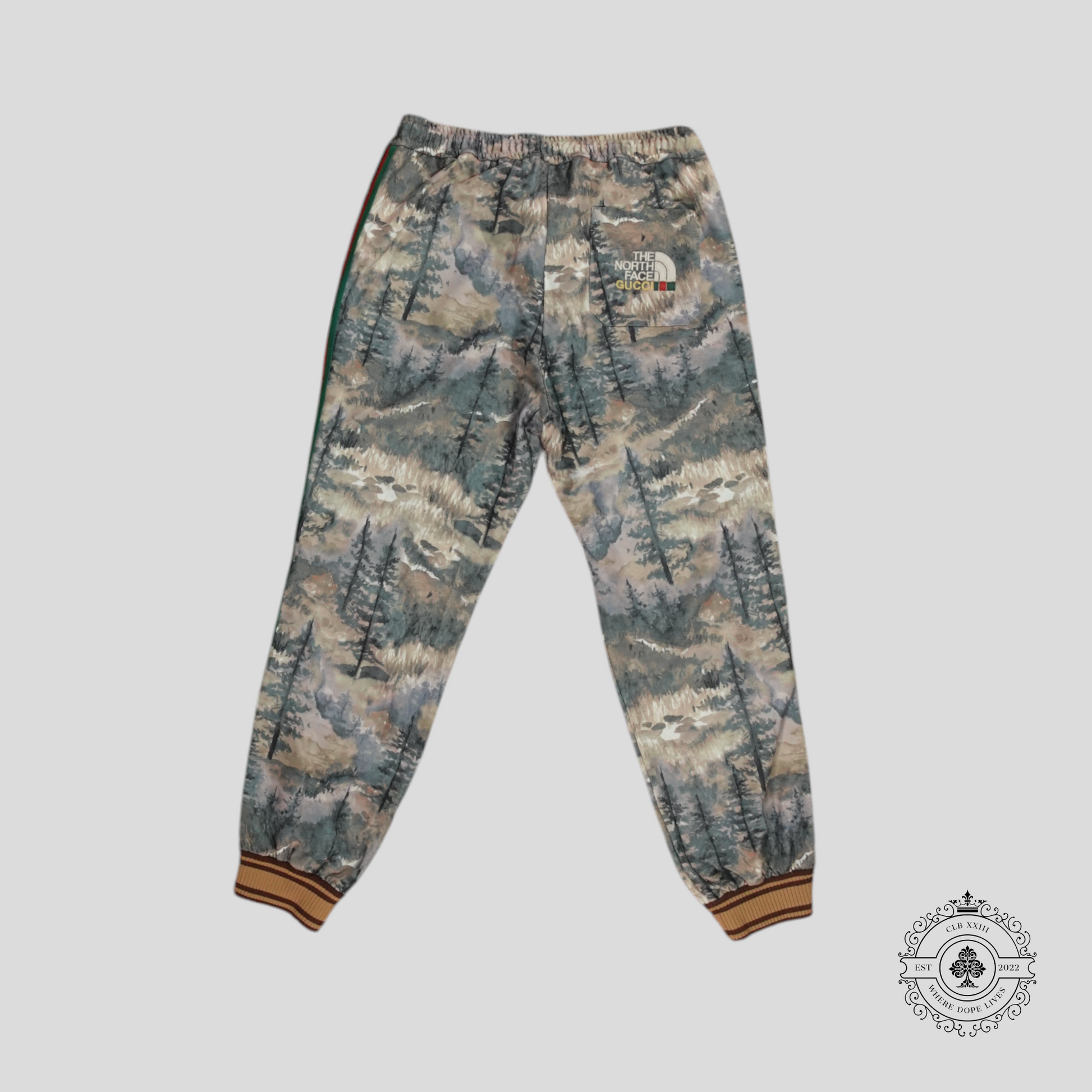 Gucci X The North Face Forest Print Jogger Pants