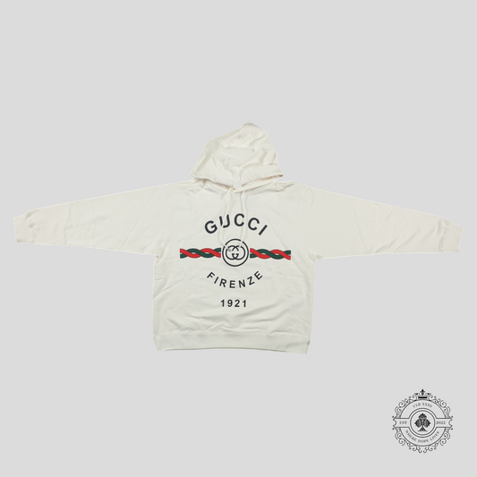 Gucci Firenze 1921 Hoodie in White