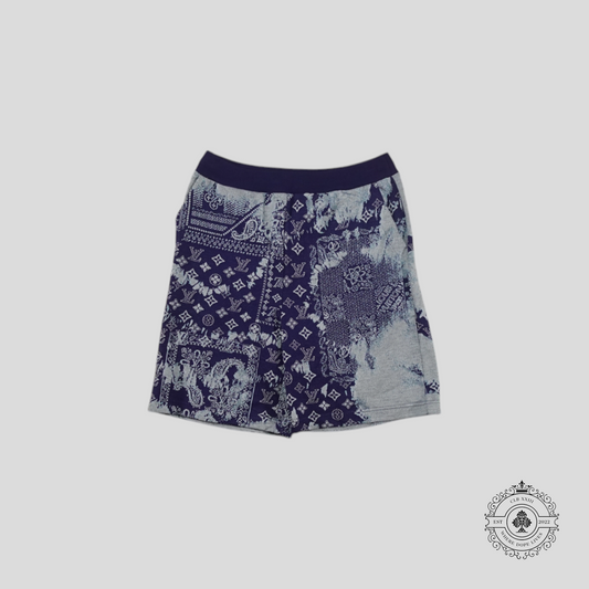 Louis Vuitton Monogram Bandana Shorts in Blue