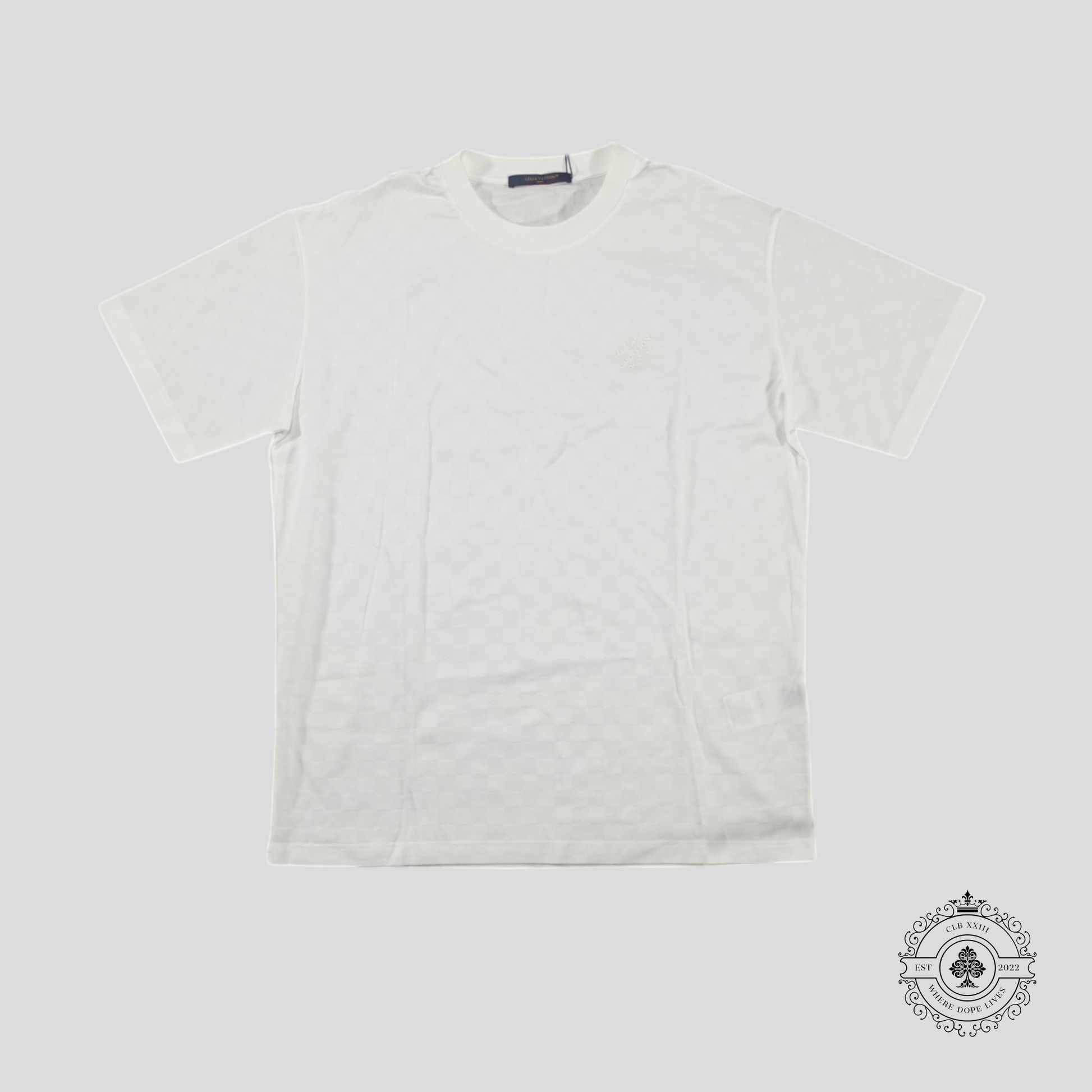 Louis Vuitton Damier Signature T-Shirt in White