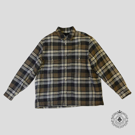 Chrome Hearts Fur Lined Flannel Shirt
