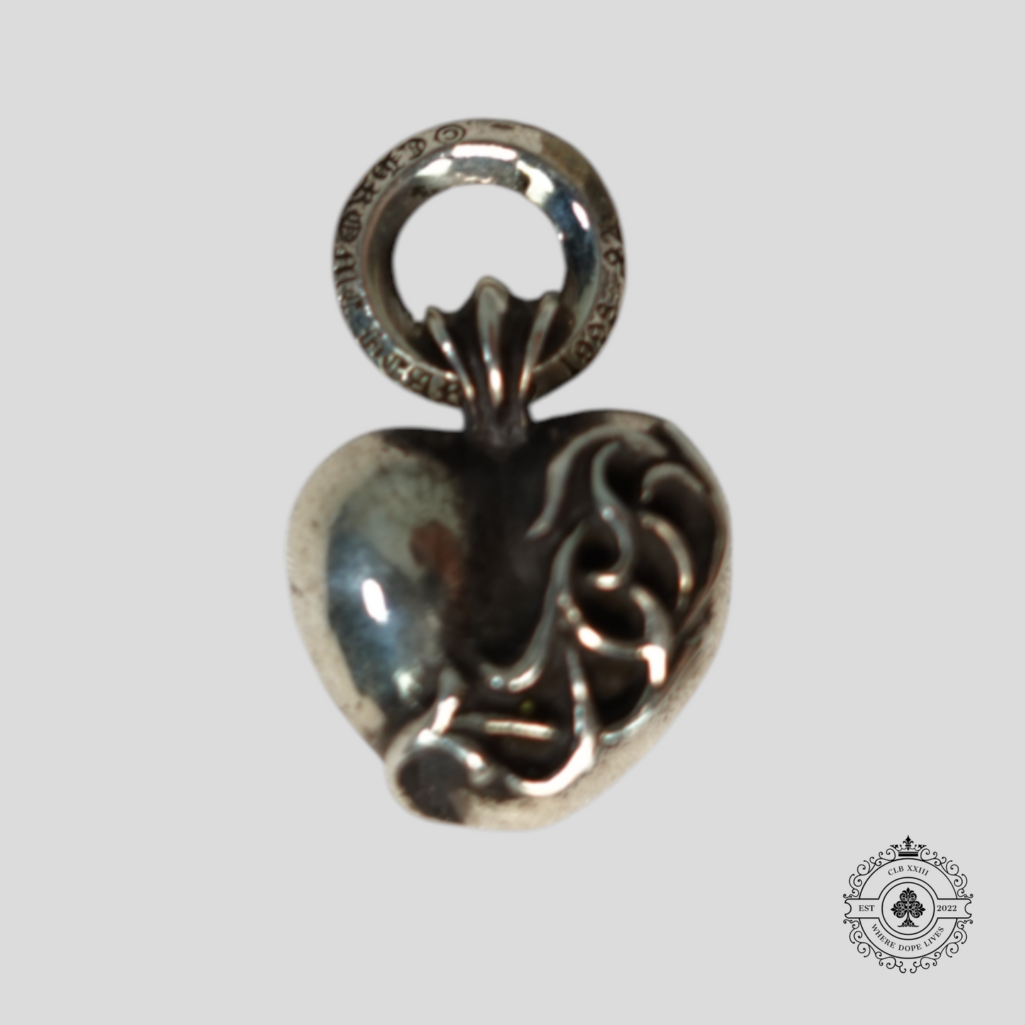 Chrome Hearts Vine Hearts Pendant in Silver
