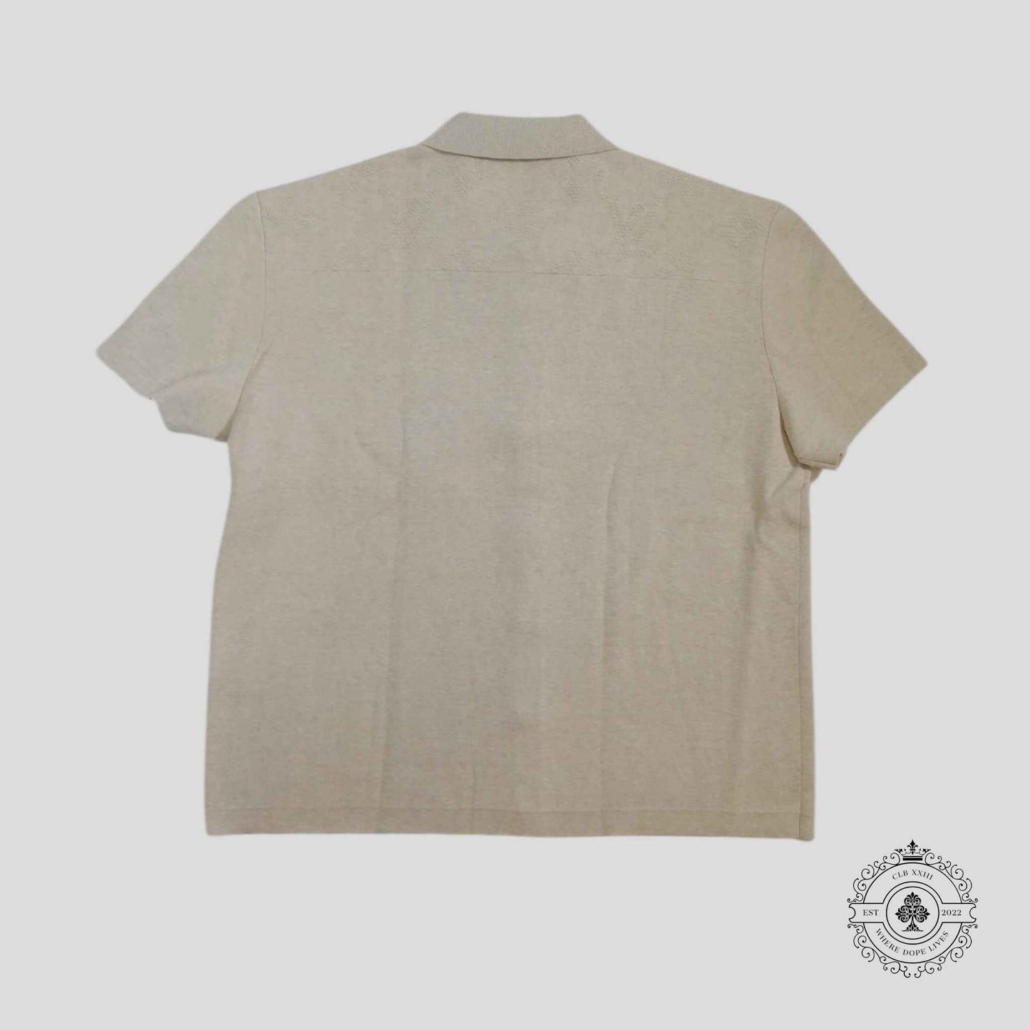 Louis Vuitton Safari Monogram Knit Shirt in Khaki