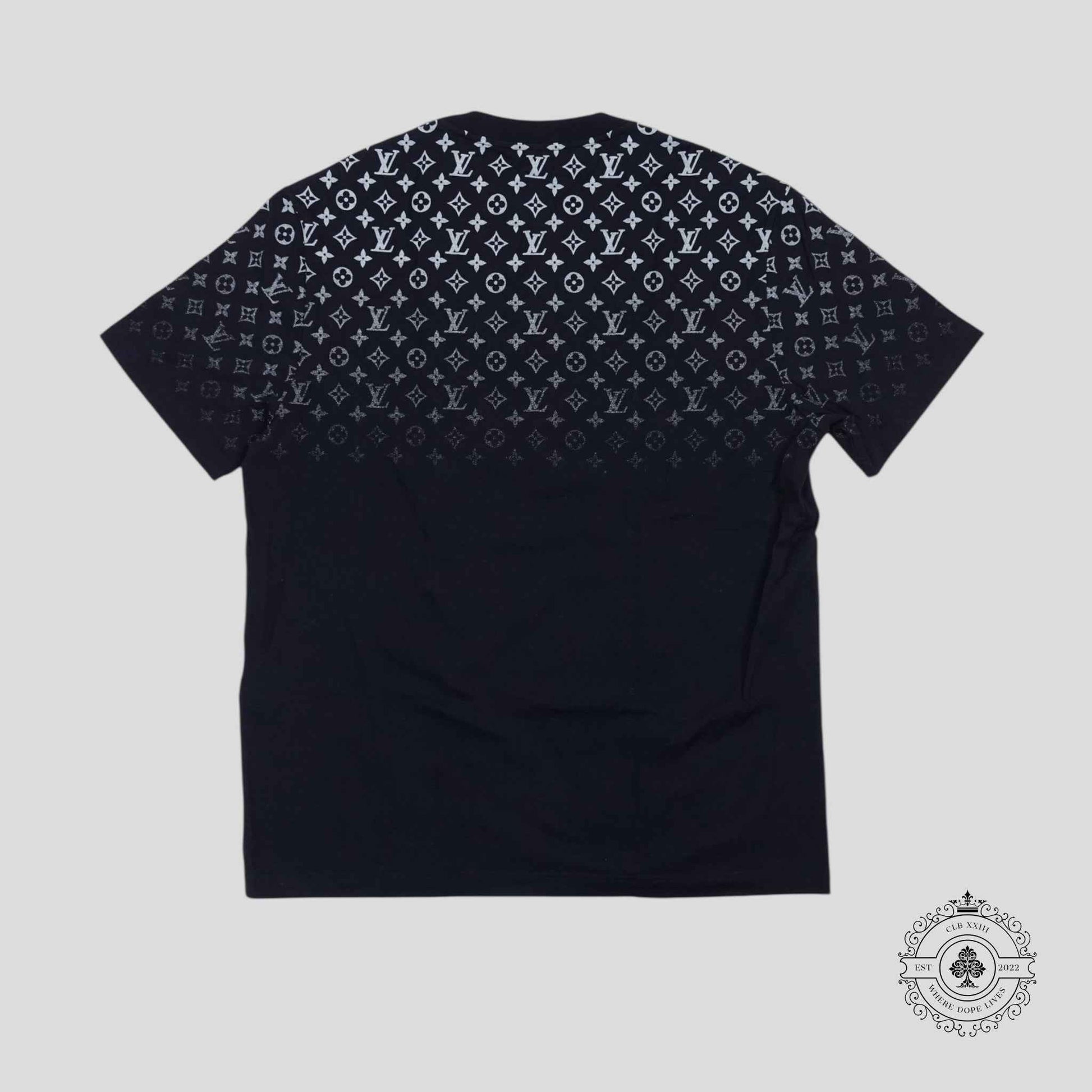 Louis Vuitton Monogram Gradient T-Shirt in Navy Blue