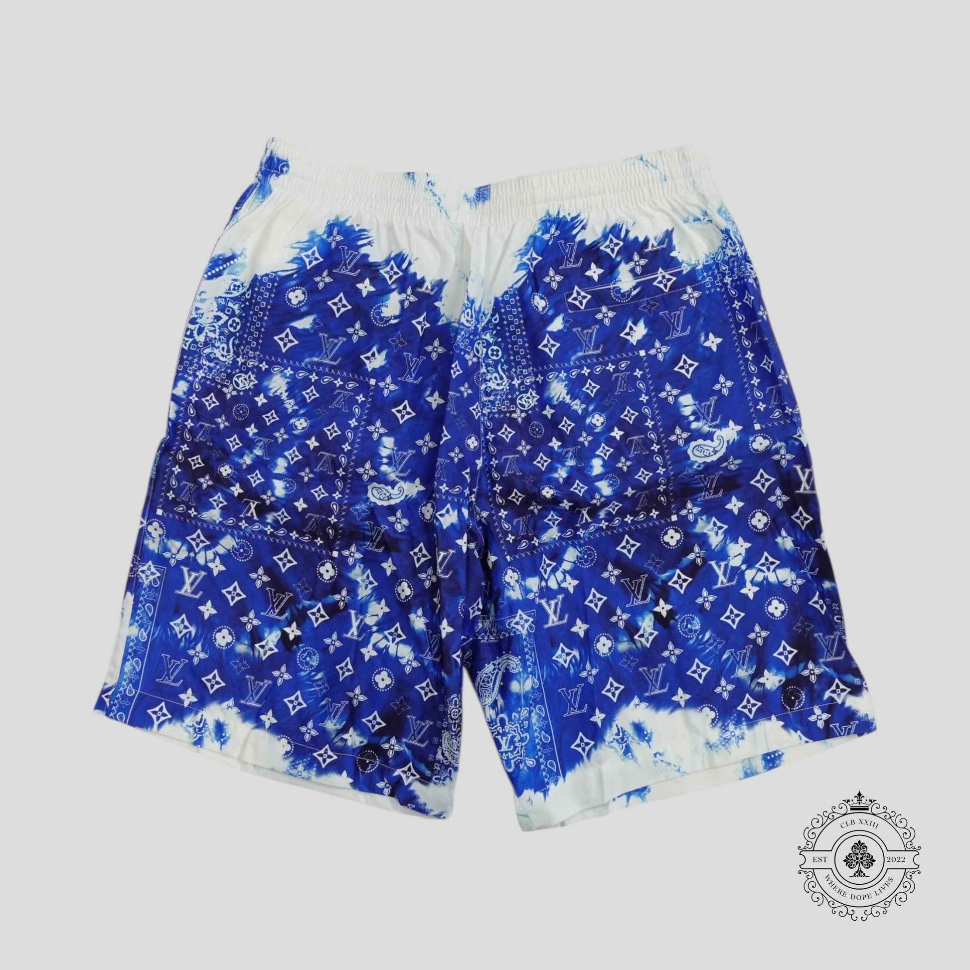 Louis Vuitton Bandana Swim Shorts in Blue