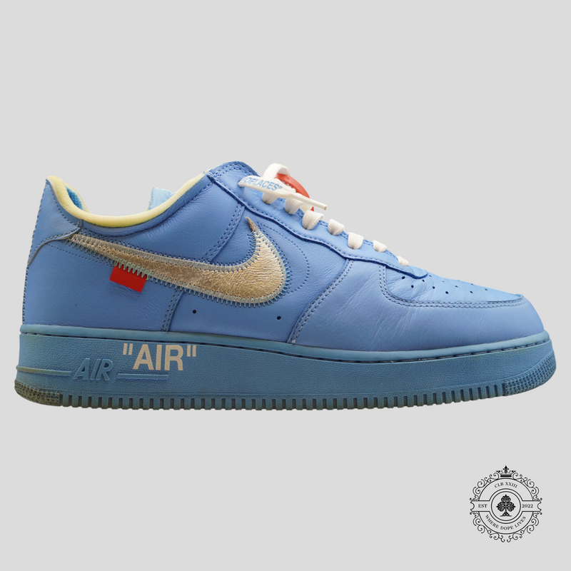 Nike Air Force 1 Low Off-White MCA University Blue - Preowned - JUSTLUXURY