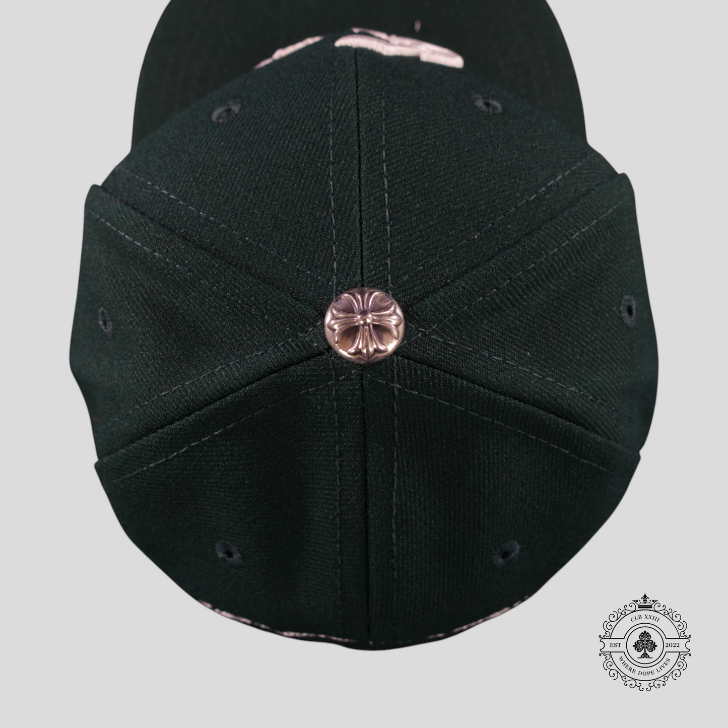 Chrome Hearts CH Embroidered Hat in Forest Green