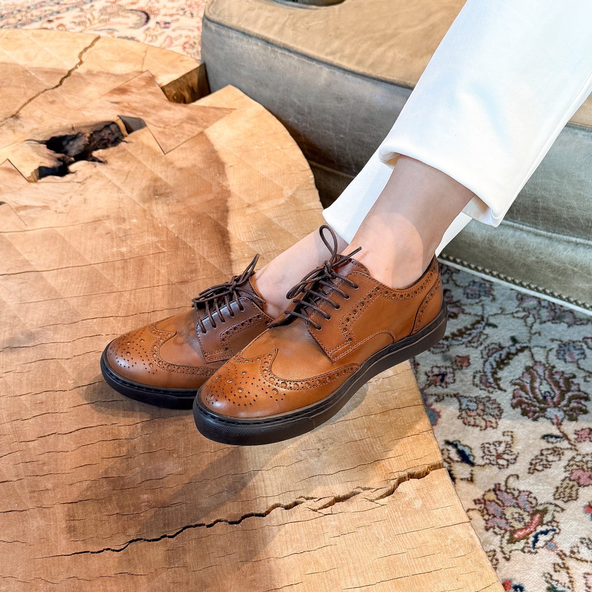 Women's Aida - Cognac - JUSTLUXURY