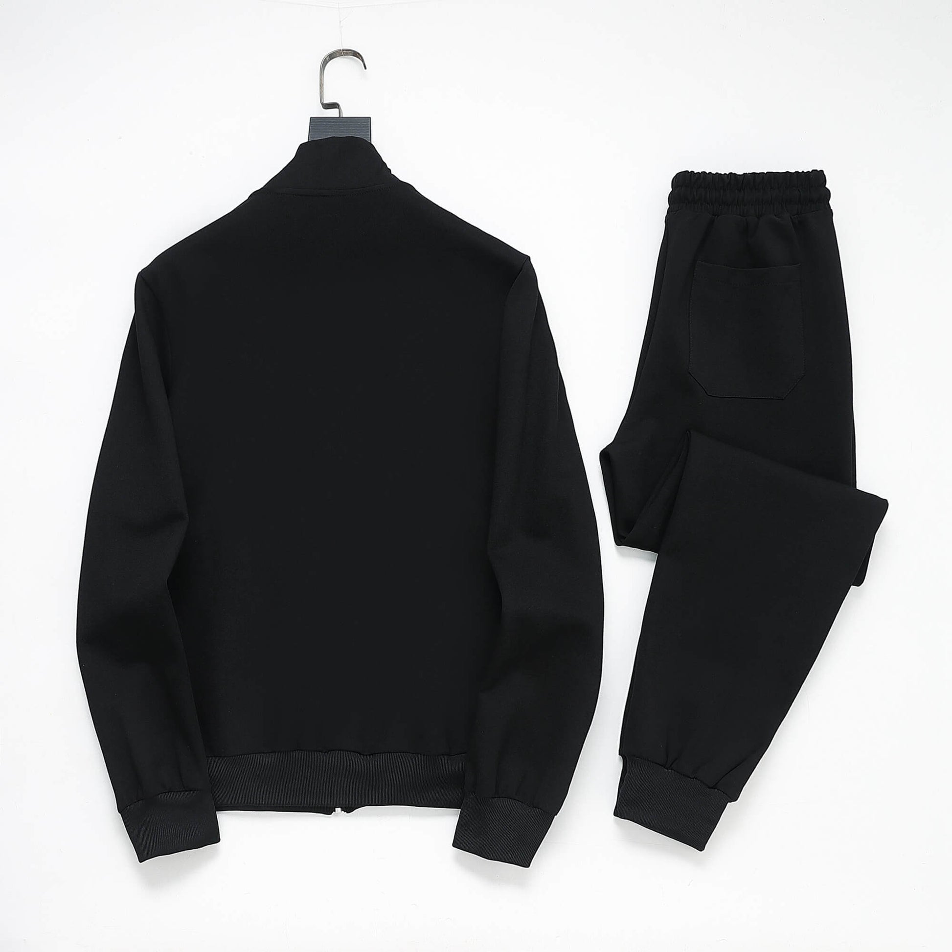 Dolce & Gabbana Circular DG Crest Logo Technical Jersey Tracksuit Black CUSTOM