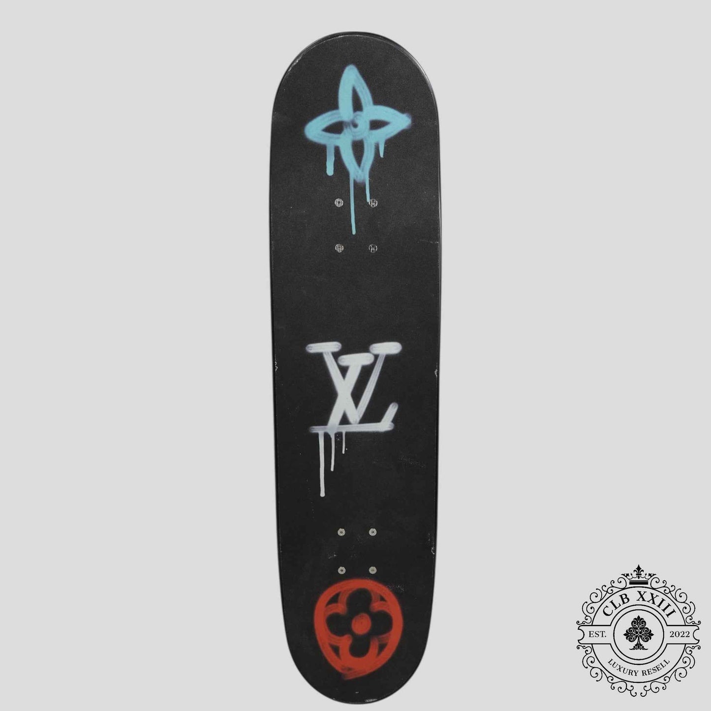 Louis Vuitton Graffiti Monogram Skateboard