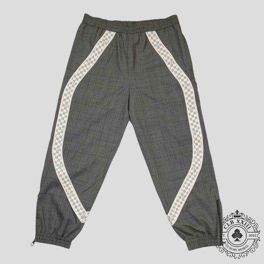 Louis Vuitton Wool Track Pants in Grey