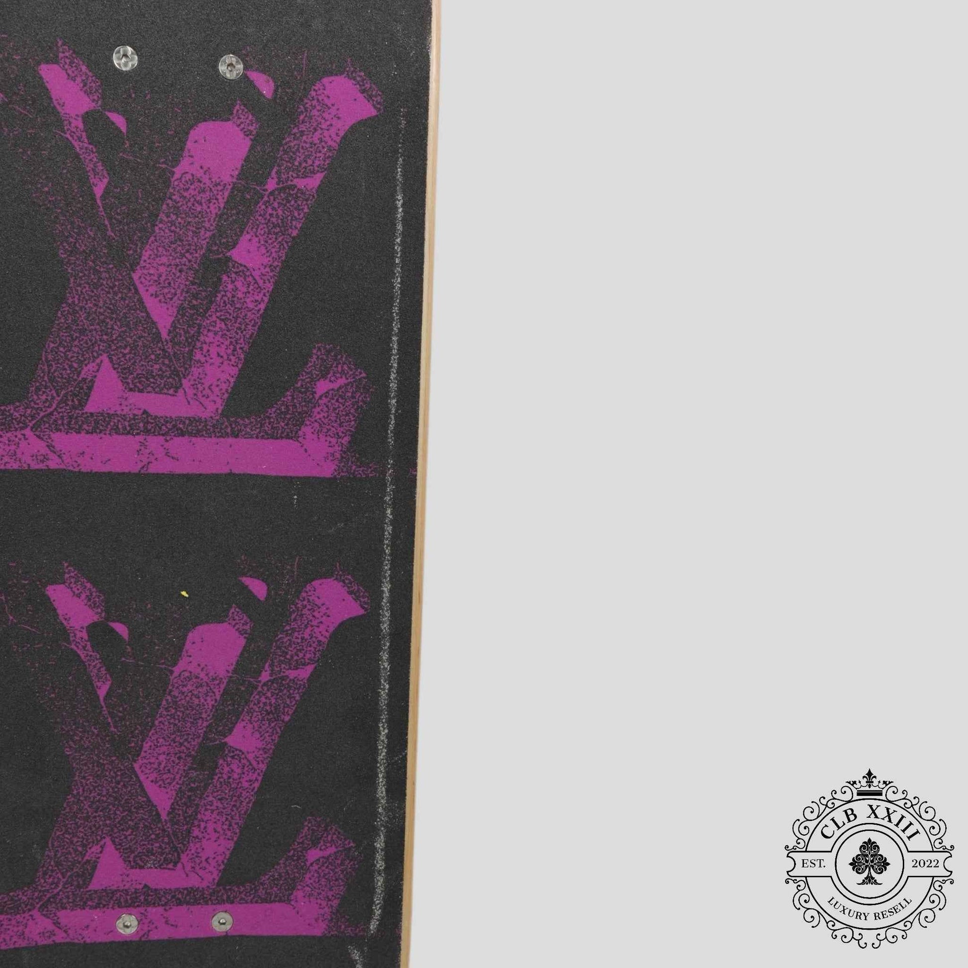 Louis Vuitton Flower Monogram Skateboard