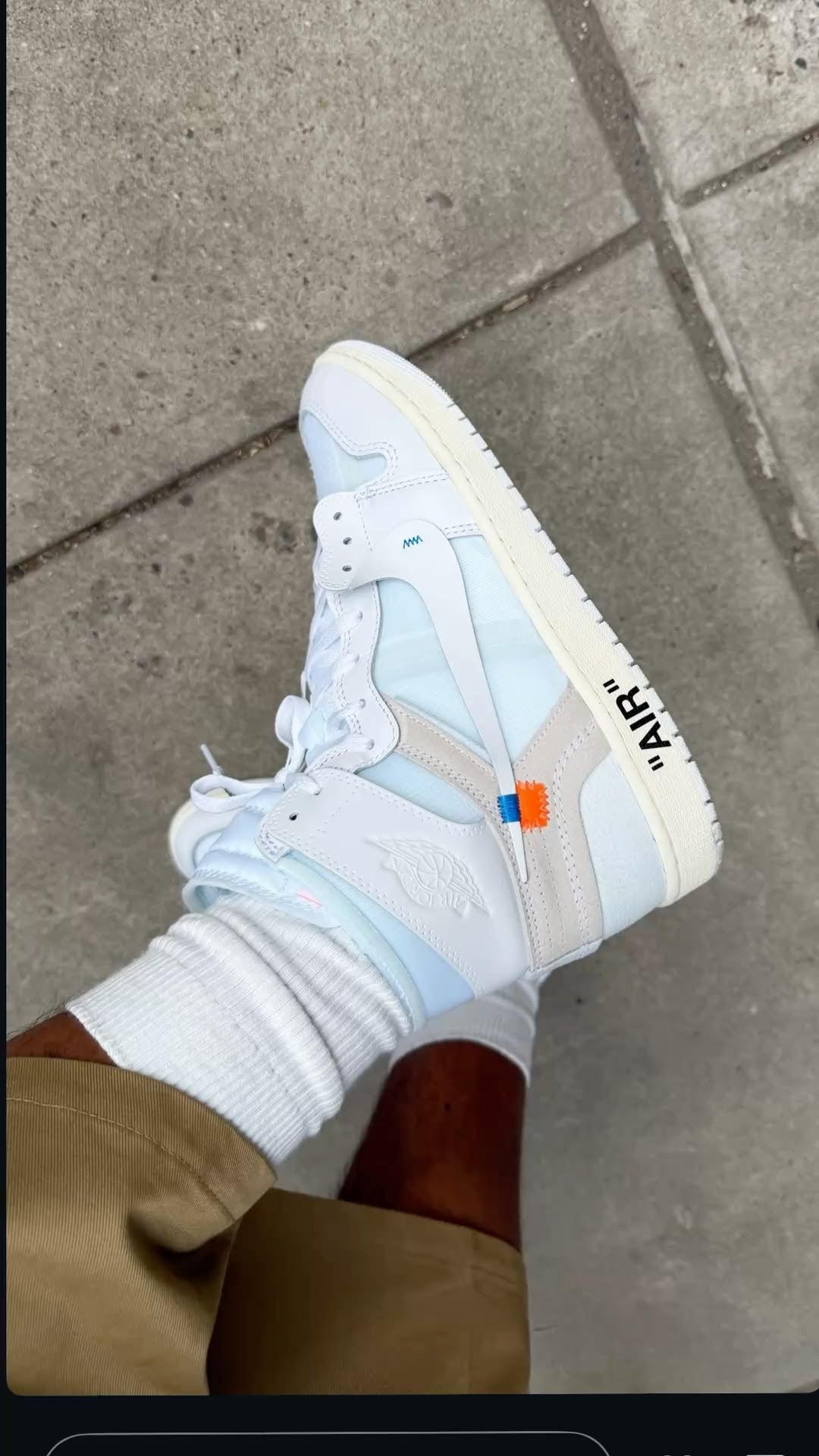 Air Jordan 1 OFF-White Virgil Abloh Sneakers